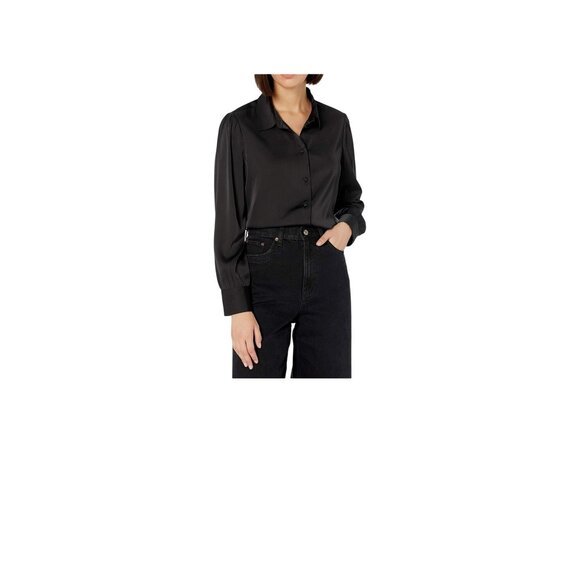 The Drop Womens Black Button-Down Shirt - Size S - Picture 6 of 6